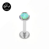 G23 Earrings Inlaid With 3mm Zircon Titanium Jewelry