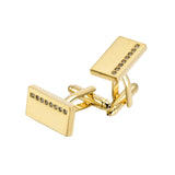 Geometric Mirror Metal Business Cufflinks