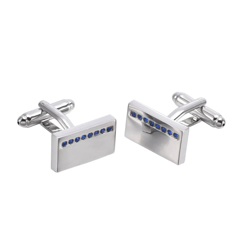 Geometric Mirror Metal Business Cufflinks