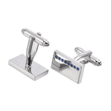 Geometric Mirror Metal Business Cufflinks