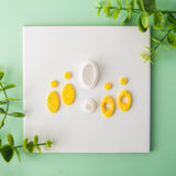 Geometric Soft Pottery Polymer Clay Mold Set Pendant Earrings Shape Cutting Tool