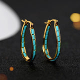 Bohemian U-Shaped Dangle Earrings for Women