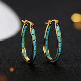 Bohemian U-Shaped Dangle Earrings for Women
