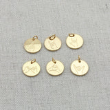 Hand Gestures Disc Pendant Necklace for Sister Daughter Necklaces