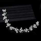 Pearls Hairbands Beaded Headpieces Bride Wedding Vines Headdress Hair Jewelry