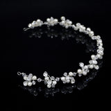 Pearls Hairbands Beaded Headpieces Bride Wedding Vines Headdress Hair Jewelry