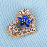 Heart Shaped Brooch Jewelry For Women/men Scarf Wedding Gift