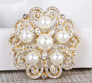 Heart Shaped Brooch Jewelry For Women Men Scarf Wedding Gift DIY