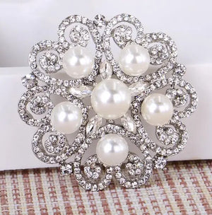 Heart Shaped Brooch Jewelry For Women Men Scarf Wedding Gift DIY