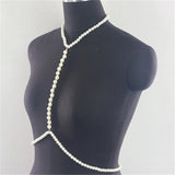 Pearl Halterneck Body Chain for Women