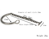 Irregular Chain Retro Bangle Open Cuff Titanium Steel Bracelet