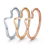 Irregular Shape Open Bracelet Classic Bangle for Charms