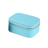 Leather Jewelry Box European Style Portable Travel Organizer
