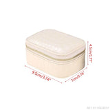 European Style Jewelry Box: Faux PU Leather Storage