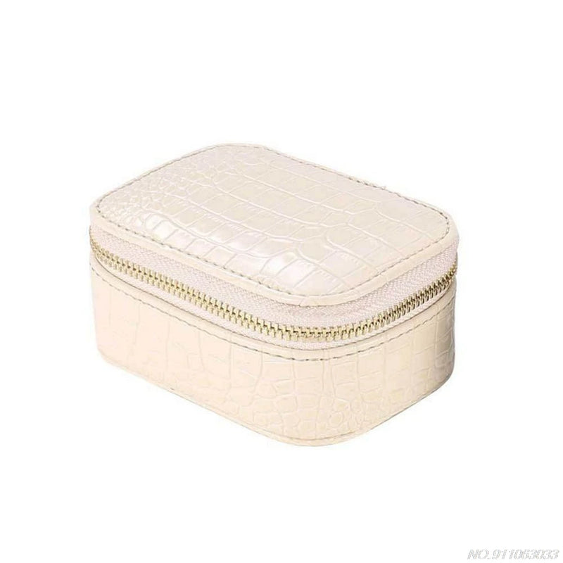 European Style Jewelry Box: Faux PU Leather Storage