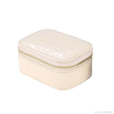 European Style Jewelry Box: Faux PU Leather Storage