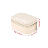 Leather Jewelry Box European Style Portable Travel Organizer