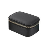European Style Jewelry Box Faux PU Leather Earrings Necklace Bracelet Storage
