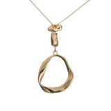 Long Necklaces for Women Irregular Circle Pendants Suspension