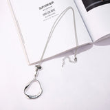Long Necklaces for Women Irregular Circle Pendants Suspension