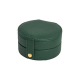 Multi-layer Button Half Circle Jewelry Box Travel Organizer