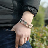 Noosa Detachable DIY Cowhide Bracelet Men's Jewelry