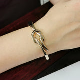 Knot Alloy Cuff Bracelets Bangles Metal Charm Bangle Party Jewelry Girl