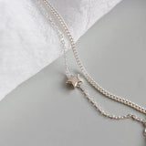 Layered Stars Chain 925 Sterling Silver Anklets For Women