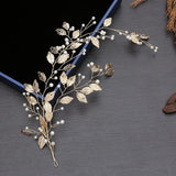 Leaf Pearl Headbands for Women Hair Styling