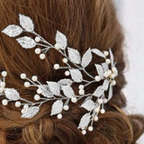 Leaf Pearl Headbands for Women Hair Styling