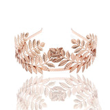 Leaf Headbands Hairbands for Women Girls Rose Gold/Silver