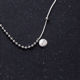 Sterling Silver Lucky Snake Bone Chain Necklace for Woman