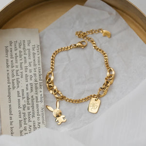 Light Bunny Bracelet Female Ins Normcore Style