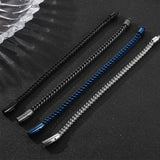 Men's Stainless Steel Link Chain Bracelet Punk Rock Style