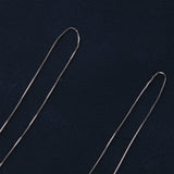 Long Earrings 925 Silver Chain Dangle Earring