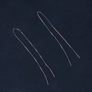 Long Earrings 925 Silver Chain Dangle Earring