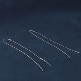 Long Earrings 925 Silver Chain Dangle Earring