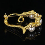 Love Heart Brooch Jewelry For Women/men Metal Scarf Wedding Gift