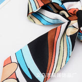 Silk Scarf Bow Lanyard Key Chain Anti Lost Key Chain for Women