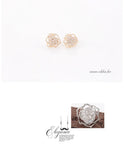 925 Silver Studs Earring CZ Zircon Jewelry Gift Wedding