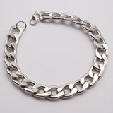 Men's 10mm Smooth Single Buckle Plane Bracelet