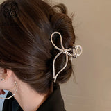 Geometric Hair Claw Hollow Out Crab Clip Headwear