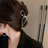 Geometric Hair Claw Hollow Out Crab Clip Headwear