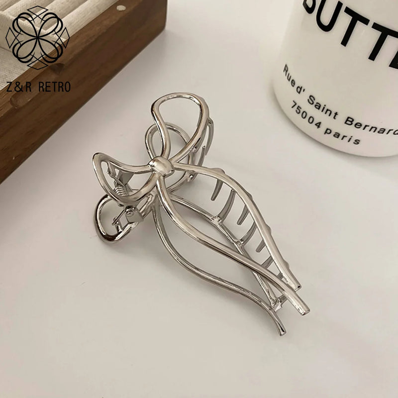 Geometric Hair Claw Hollow Out Crab Clip Headwear