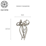 Geometric Hair Claw Hollow Out Crab Clip Headwear