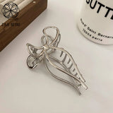 Geometric Hair Claw Hollow Out Crab Clip Headwear