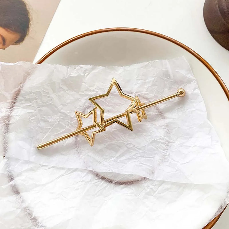Geometric Style Hairpin for Women Wedding Head Jewelry