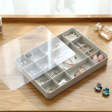 Jewelry Storage Box with Lid Multi-Grid Plastic Cases