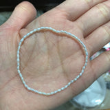 2.5mm Freshwater Pearl Elastic Bracelet for Women Girls