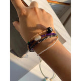 Natural Crystal Beaded Bracelets Women Friendship Jewelry